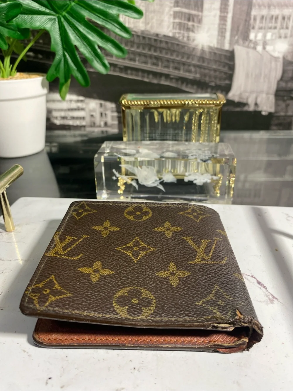 Authentic Louis Vuitton Monogram Marco Wallet